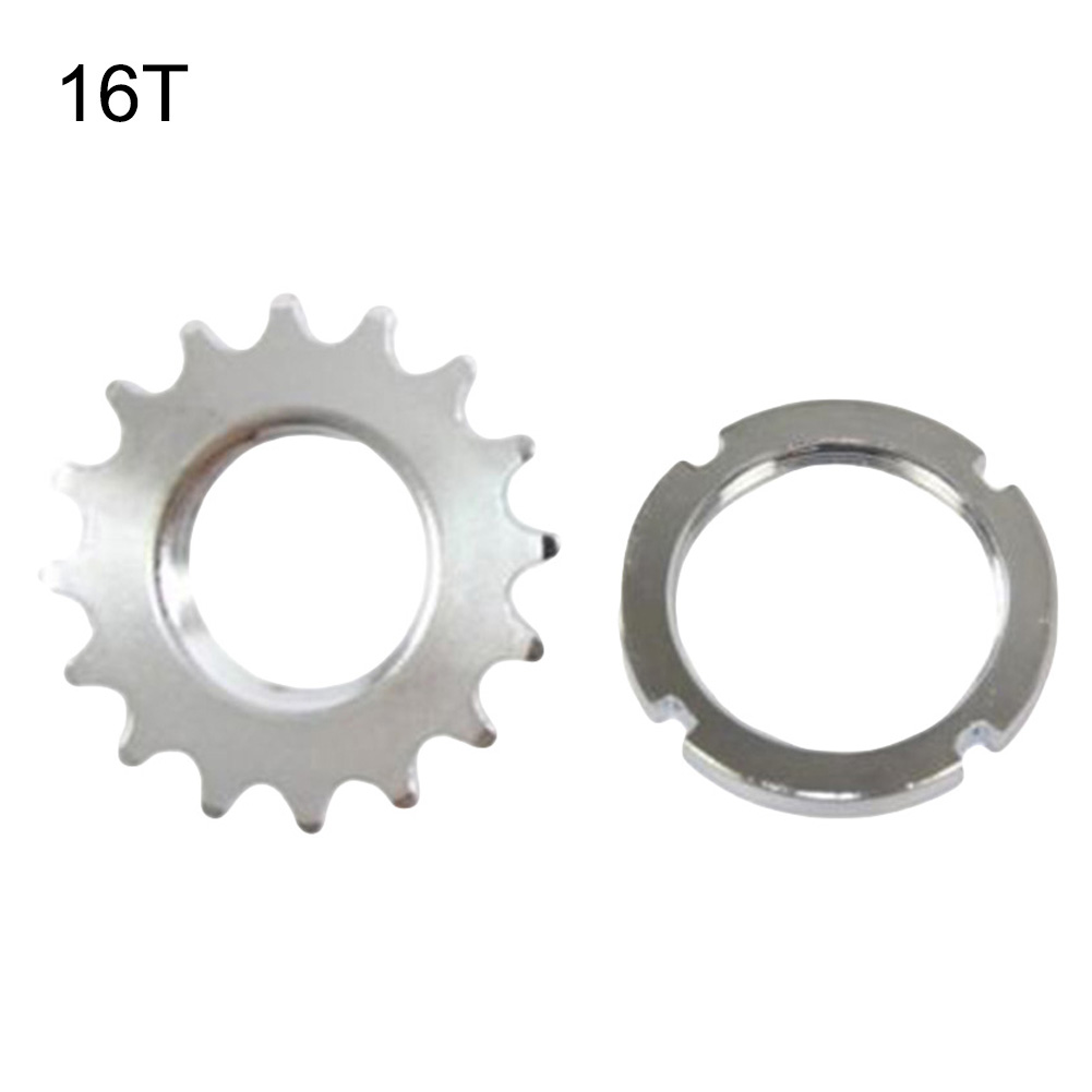 14T COG & LOCKRING FIXED GEAR TRACK 14 TOOTH 1/8 INCH 1/8" FIXIE LOCK RING 
